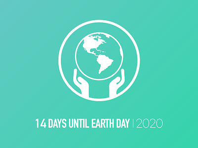 Earth Day 2020 Countdown 14 2020 countdown design earth day