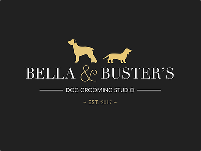 Bella & Buster's branding