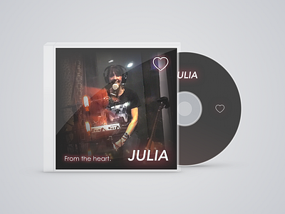 JULIA album cover design music artwork