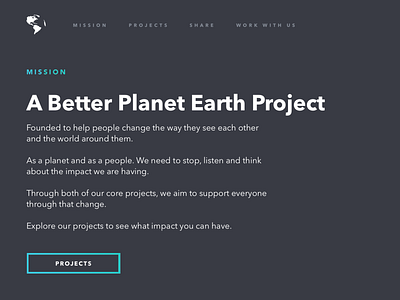 A Better Planet Earth Project.