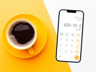 DailyUI 004/100 — Calculator app calculator daily ui graphic design ui ux