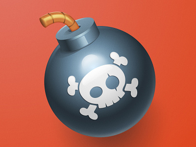 Pirate bomb bomb gameicon graphic design illustration pirate