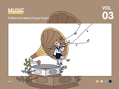 Music design illustration 插图 设计