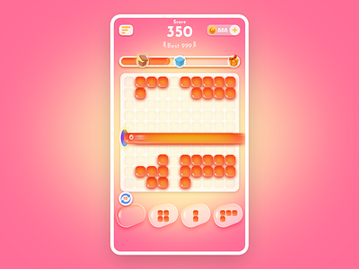 Block game ui design design ui 设计