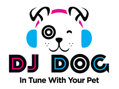 Dj Dog LOGO brand branding design dj dog graphic logo tune yiyinglu