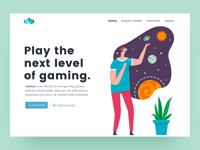 VR Landing Page