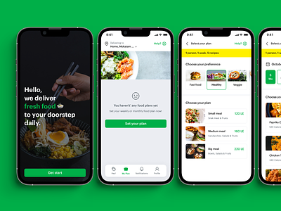Food Delivery App apps design figma food food delivery app fresh ui user experience user interface ux visual design