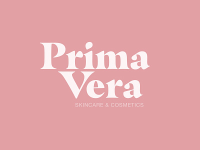 Logo Concept | Prima Vera Skincare & Consmetics branding design illustration logo