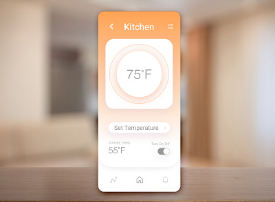 Home Monitoring Dashboard design illustration illustrator cc ui ux