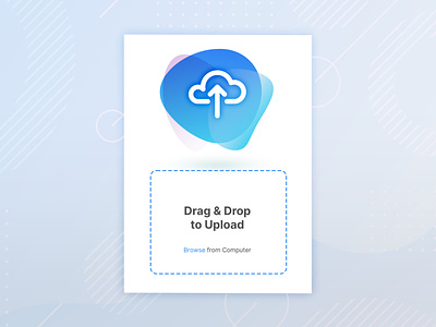 File Upload app design illustration logo typography ui ux