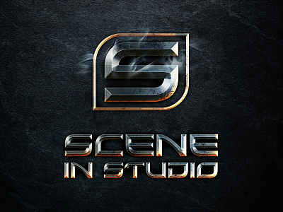 Scene in Studio Logo design illustration logo photoshop