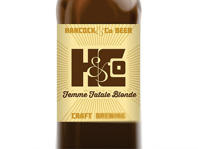 Hancock Co Brewing Logo branding