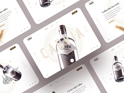 Carvia – Layout slides alcohol artisanal bottle carvia caviar craft drinking france handmade original recipe spice vodka