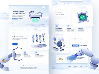 Drone – Landing page