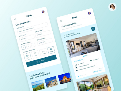 UI design travel app