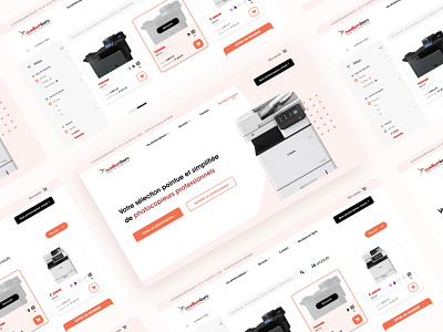 UI design eshop for Webflow