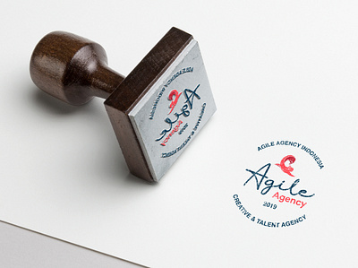 Stamp Agile Agency branding graphic design logo stamp