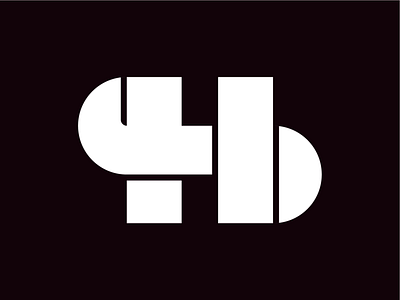 H+S Monogram branding design logo minimal monogram vector