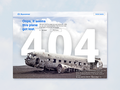 Daily UI Challenge - 008 - 404 Page