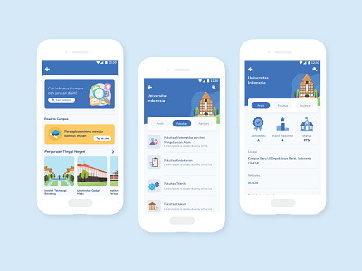 Info Kuliah - Pahamify Apps application education app iconography illustration ui ux vector