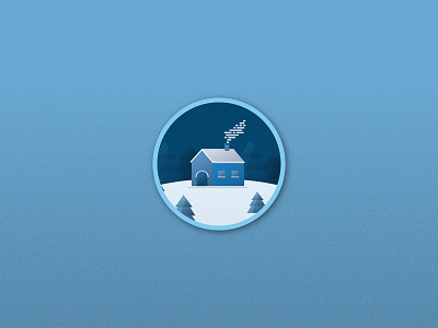 Minimalistic wintery wallpaper design illustration vector wallpaper winter