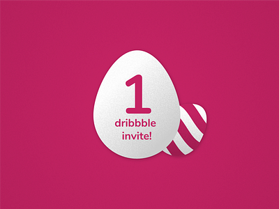 Easter Dribbble invite giveaway!