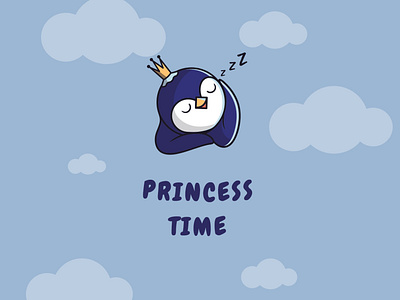 Princess time. Digital greeting card