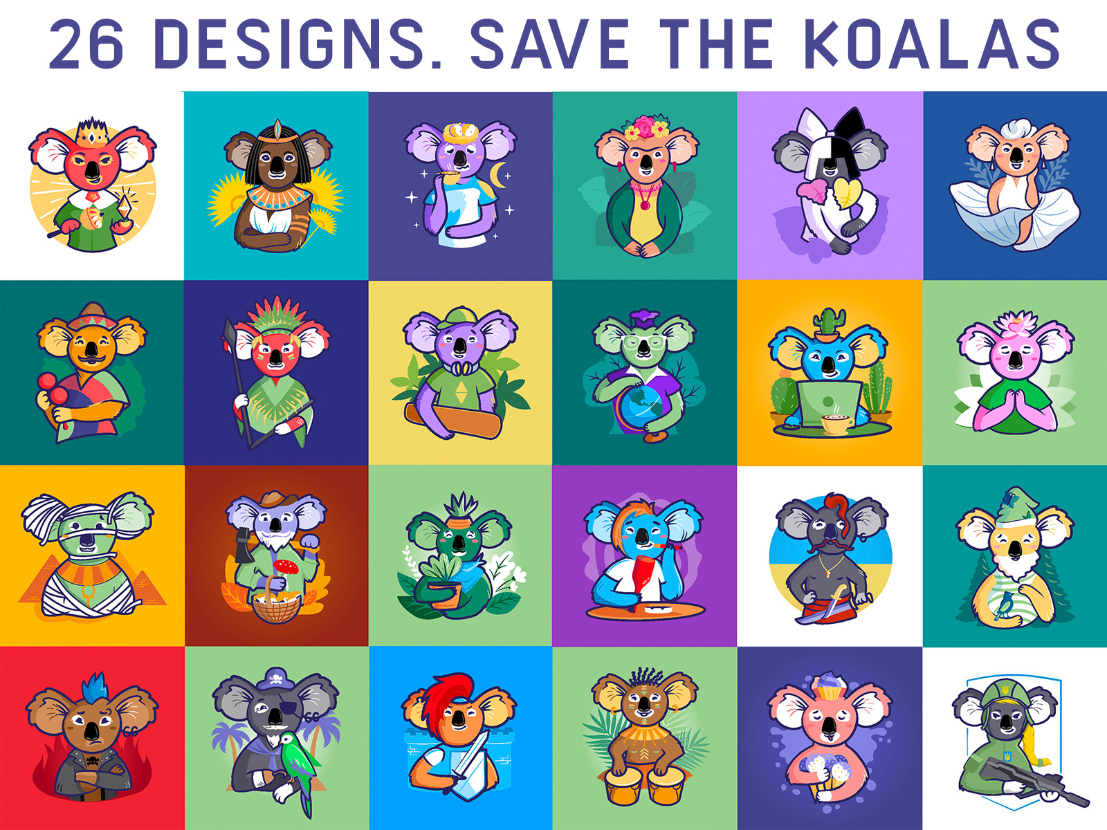 Dribbble Save Koalas jpg By Olesia Kotelevska