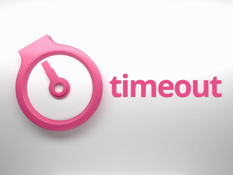 Timeout 3d animation blender clock cycles gif motion graphics stopwatch timeout timer