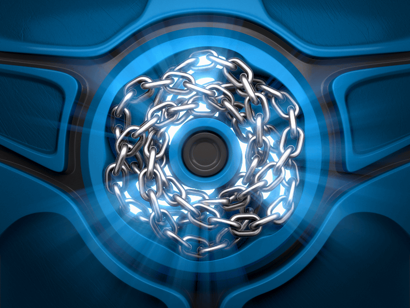 Chain Vortex 3d animation blender chain cycles gif light link metal motion graphics vortex whirlpool
