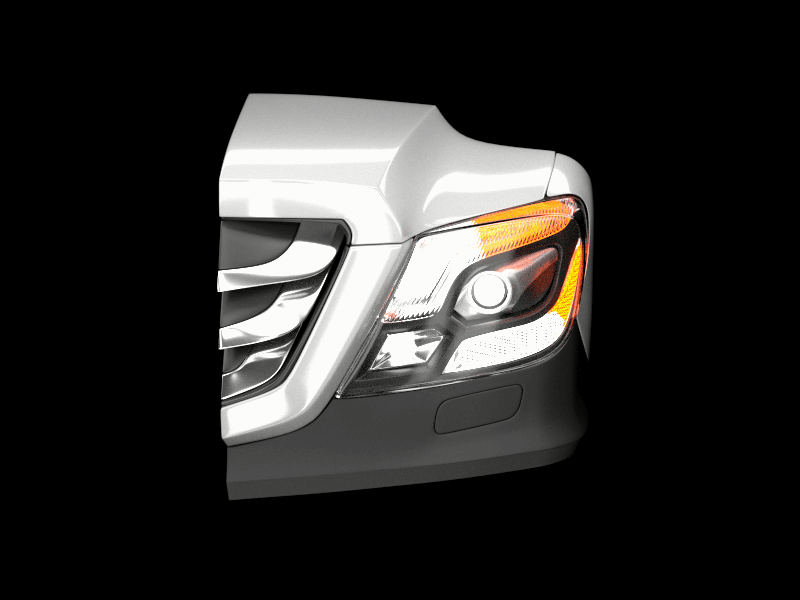 Headlight Cube 3d animation blender car cycles gif headlight model motion graphics vehicle