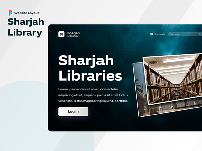 Sharjah Library | Landing Page