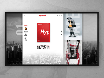 Hypepack Website brand and identity web design website design wordpress