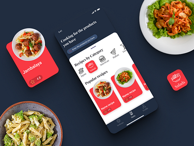 Cooking App app cook cooking eat interface ios mobile app ui uiux usability userinterface ux