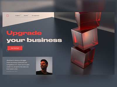 Website Design abstract cinema4d design interface ui uiux