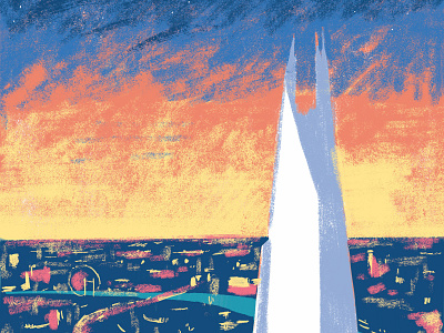 The Shard design illustrated illustrated map illustration maps photoshop