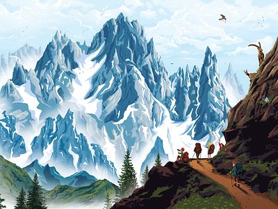Mountains picturebook