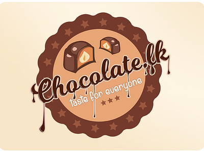 Logo Design for chocolate.lk branding design flat icon illustration logo logo design vectorart