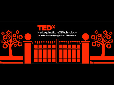 TEDxHITK adobe college cover event branding facebook banner illustration photoshop tedx