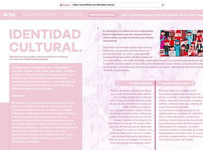 Identidad cultural. graphic design