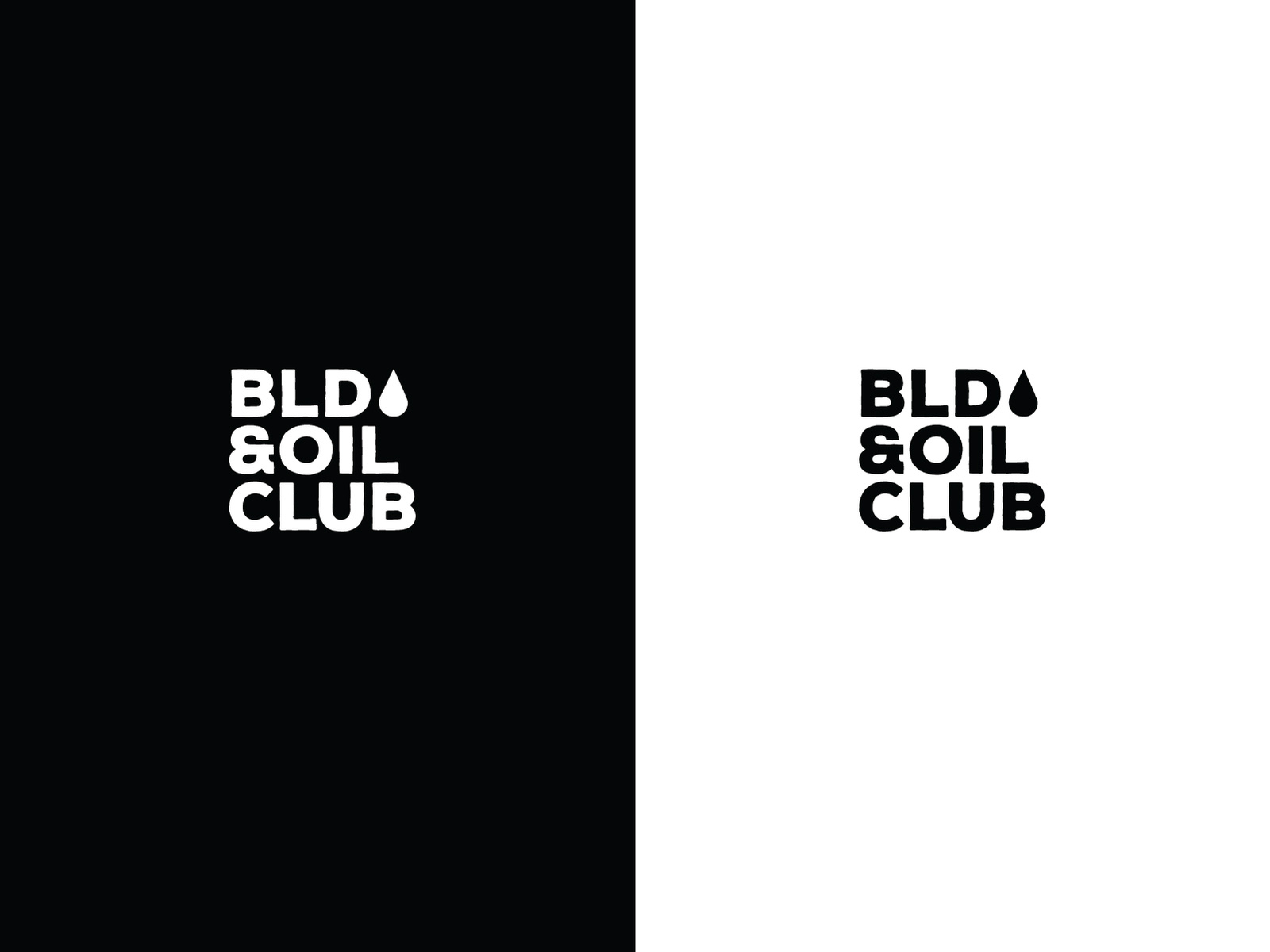 Blood & Oil Club Branding by Cian O Mahony on Dribbble