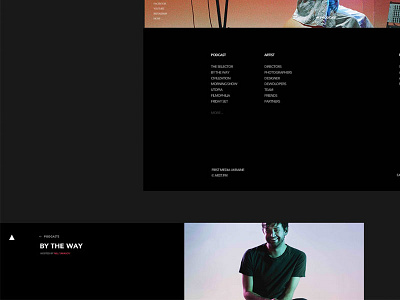 ARST.FM branding clean design interface minimalism music typography ui ux web