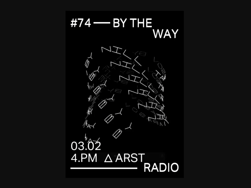 By The Way after effect art brending clean design graphic graphic deisgn minimalism motion motion design music podcast poster swiss design typographic typography