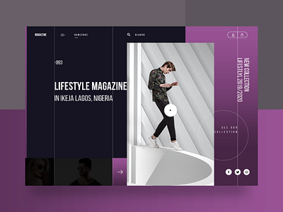 Lifestyle Magazine design designers magazine ui uidesigners uiux ux website