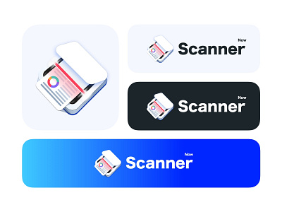 Scan logo | Efficient and convenient application branding design scan typography ui