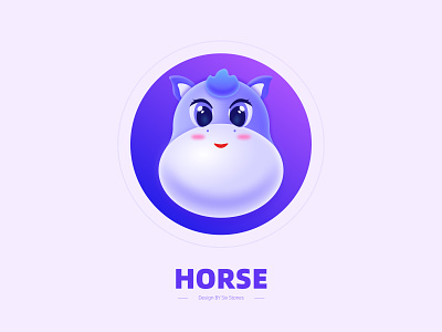horse branding design illustration mascot 动物 十二生肖 卡通 图标 马