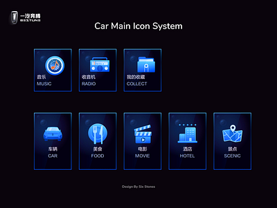 Car main icon system