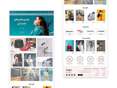 Surabuy Store adobe xd brand design fashion landing landing page store stores style summer ui uiux ux web website