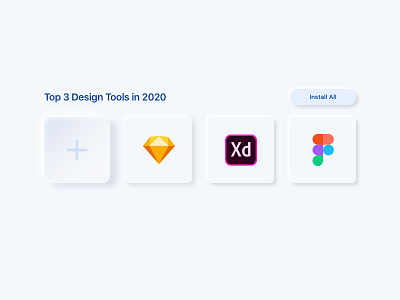 Design tools in 2020 adobe adobexd design designtools figma neumorphism sketch sketchapp skeuomorphic ui ux xd