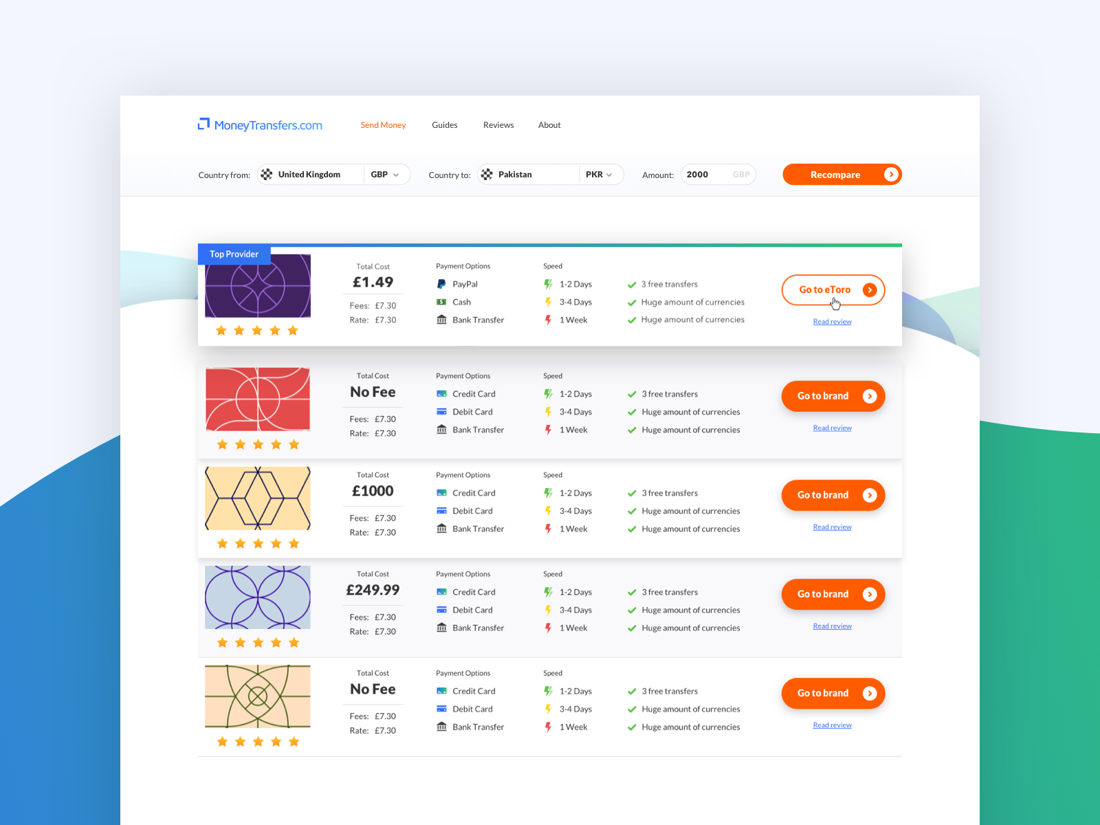 Comparison table UI cards clean data design gradient muted sketch table ui ui design web design website